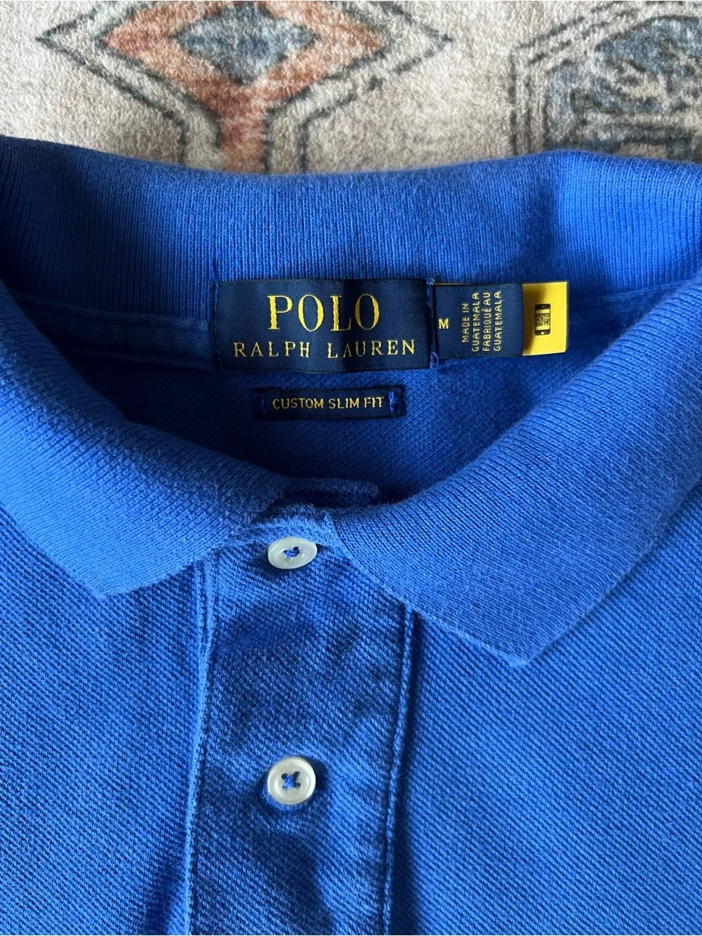 Polo by Ralph Lauren Royal Blue Polo with Orange Pony Logo Men’s Medium